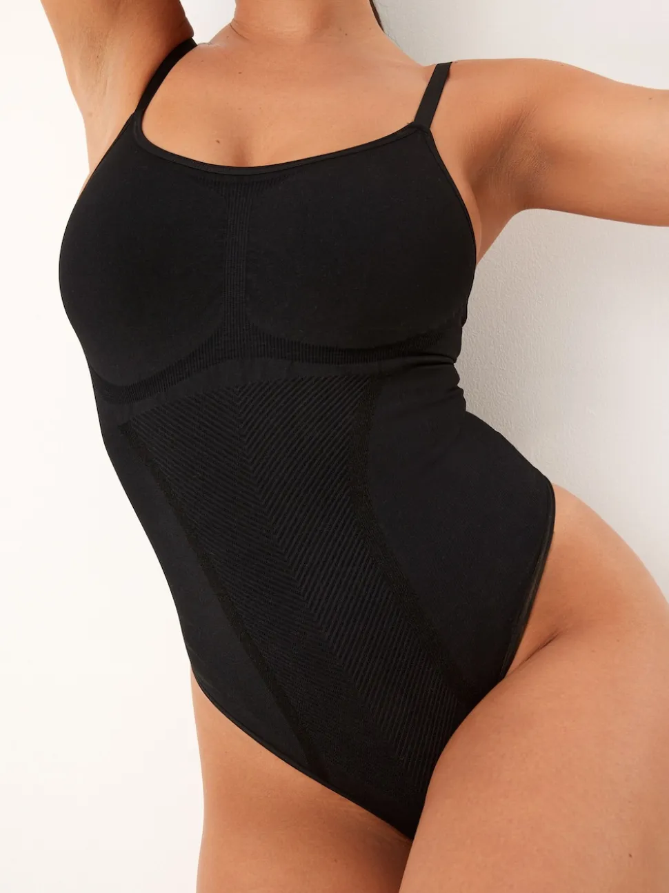 Black Firm Tummy Control Bodies