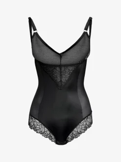 Black Firm Tummy Control Wear Your Own Bra Shaping Body