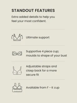 Black F-K Underwired Tummy Control Swimsuit