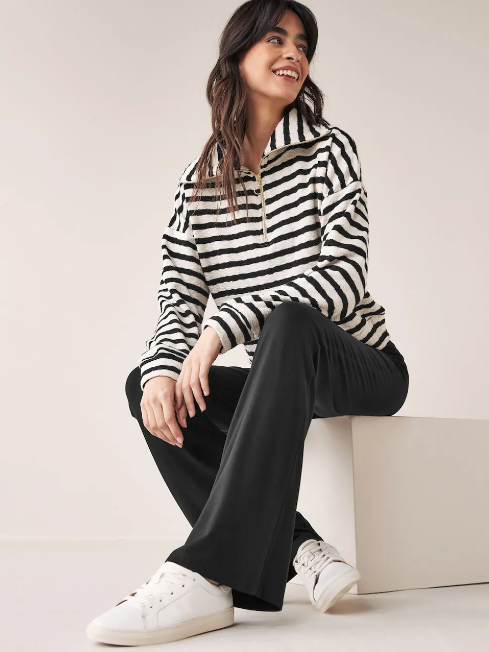 Black Flare Next Full Length Leggings