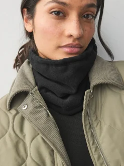 Black Fleece Snood Scarf