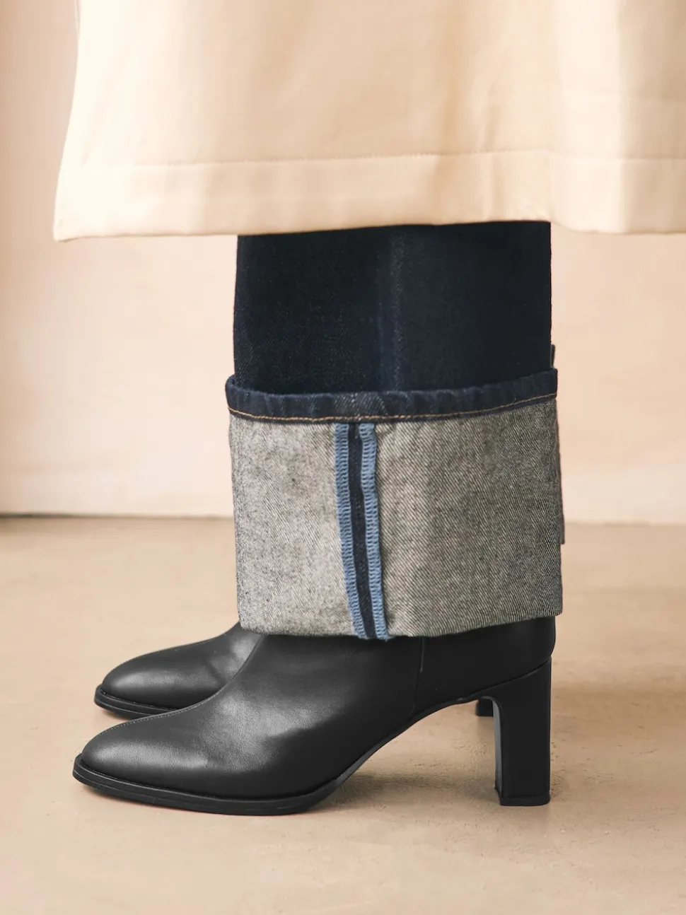 Black Forever Comfort® Block Heeled Ankle Boots