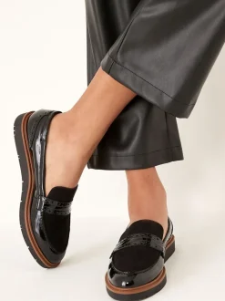 Black Forever Comfort® Brogue Loafers