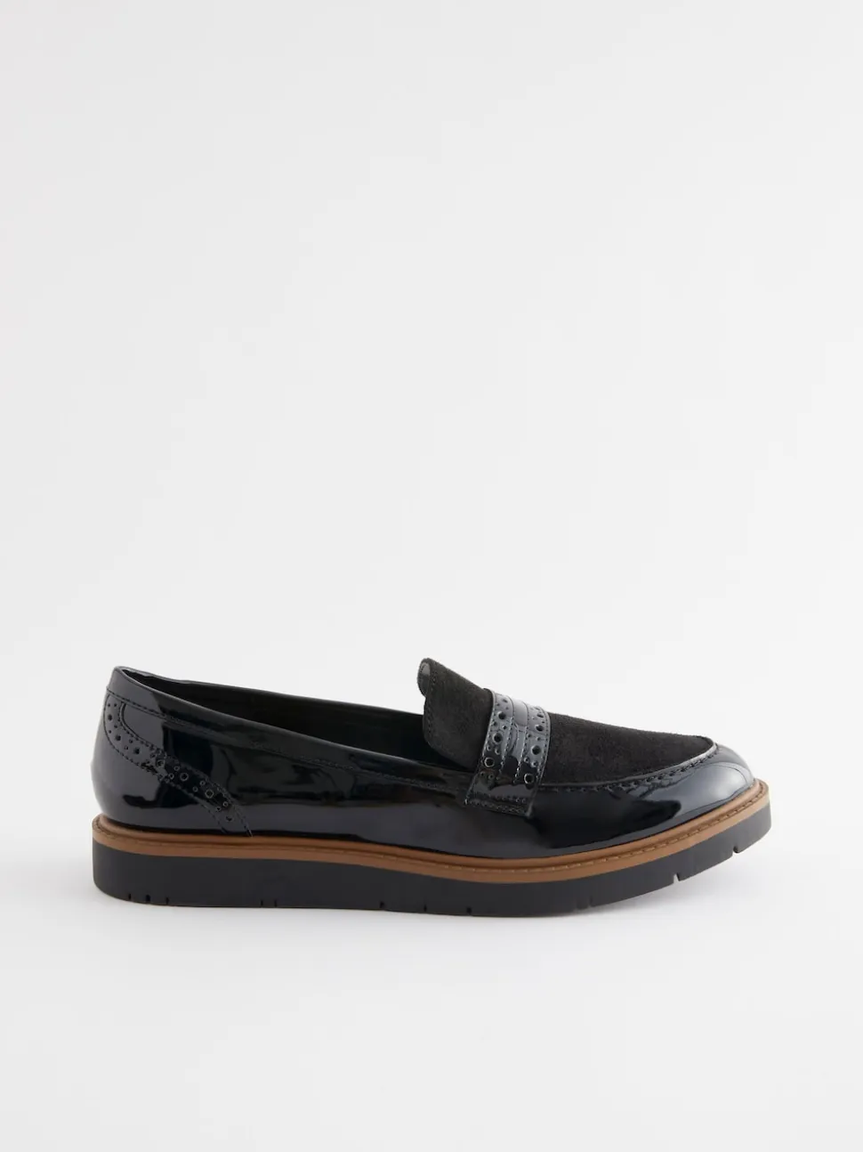 Black Forever Comfort® Brogue Loafers