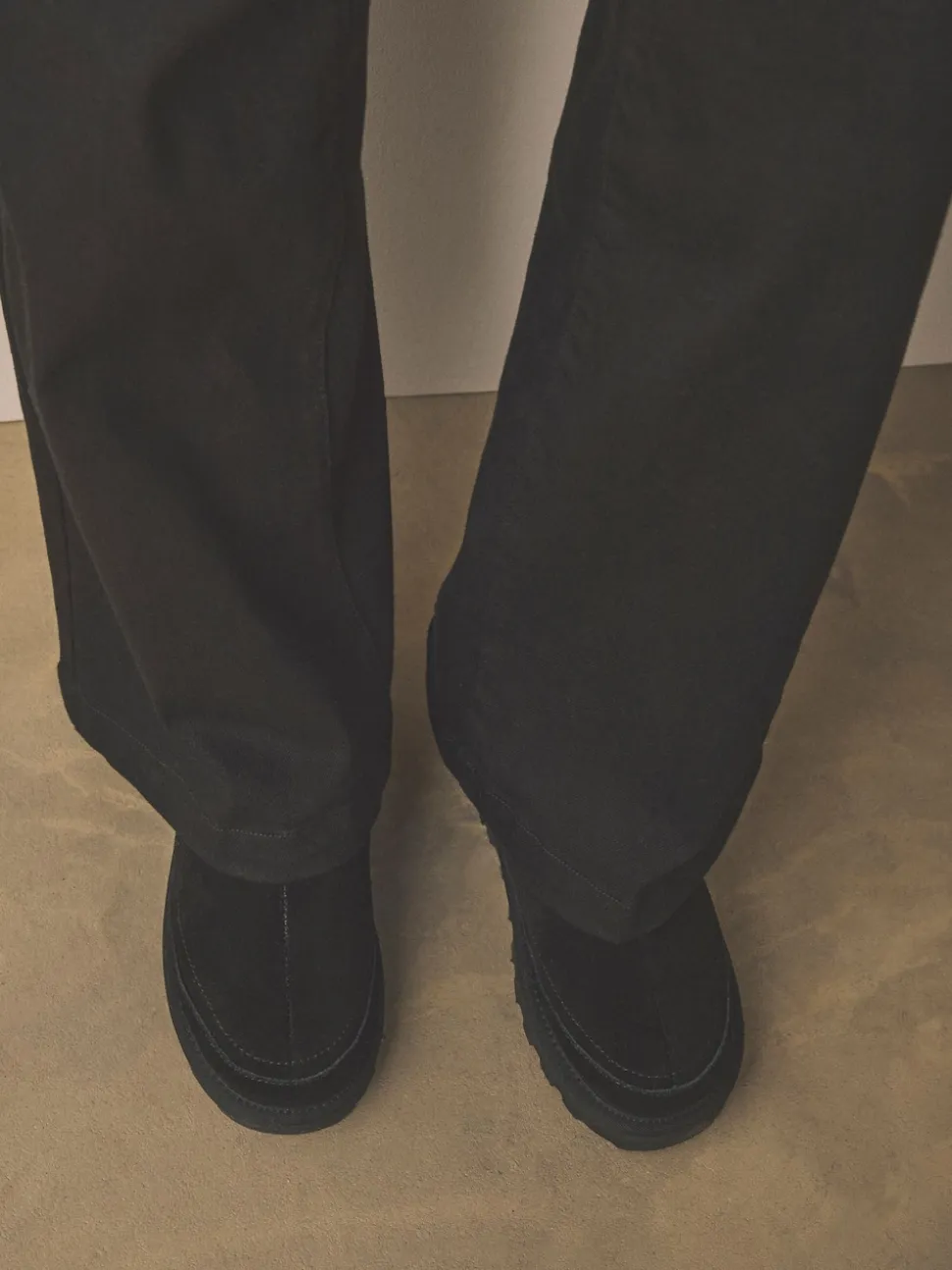 Black Forever Comfort® Chunky Sole Footbed Clogs