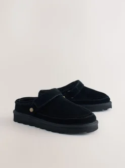 Black Forever Comfort® Chunky Sole Footbed Clogs