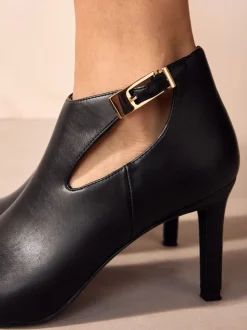 Black Forever Comfort® Open Side Shoe Boots