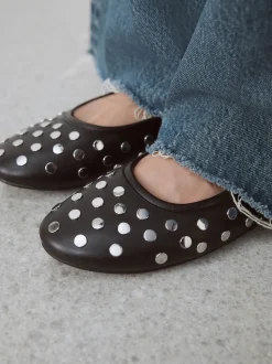 Black Forever Comfort® Round Toe Ballerinas