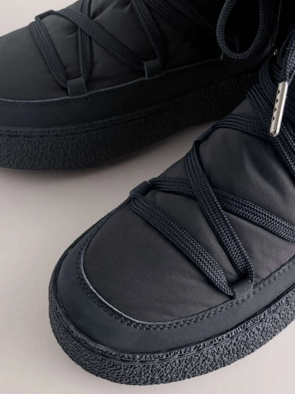 Black Forever Comfort® Water Repellent Finish Faux Fur Lined Boots