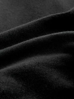 Black Full Brief Cotton Logo Knickers 7 Pack