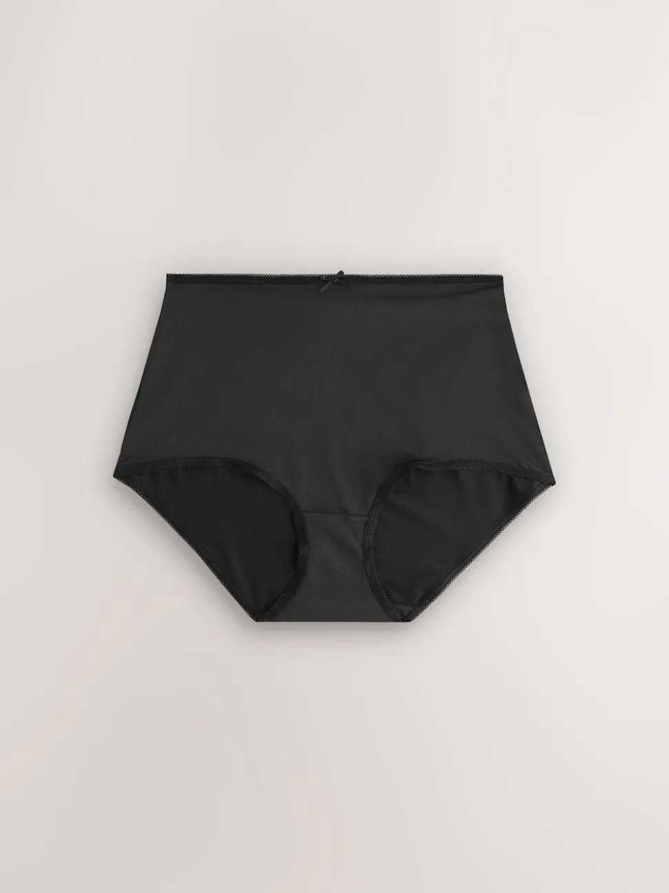 Black Full Brief Microfibre Knickers 10 Pack