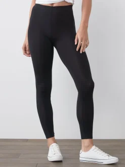 Black Full Length Leggings 2 Pack