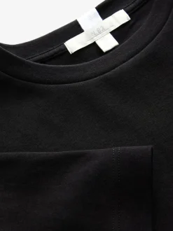 Black Heavyweight Short Sleeve Crew Neck T-Shirt