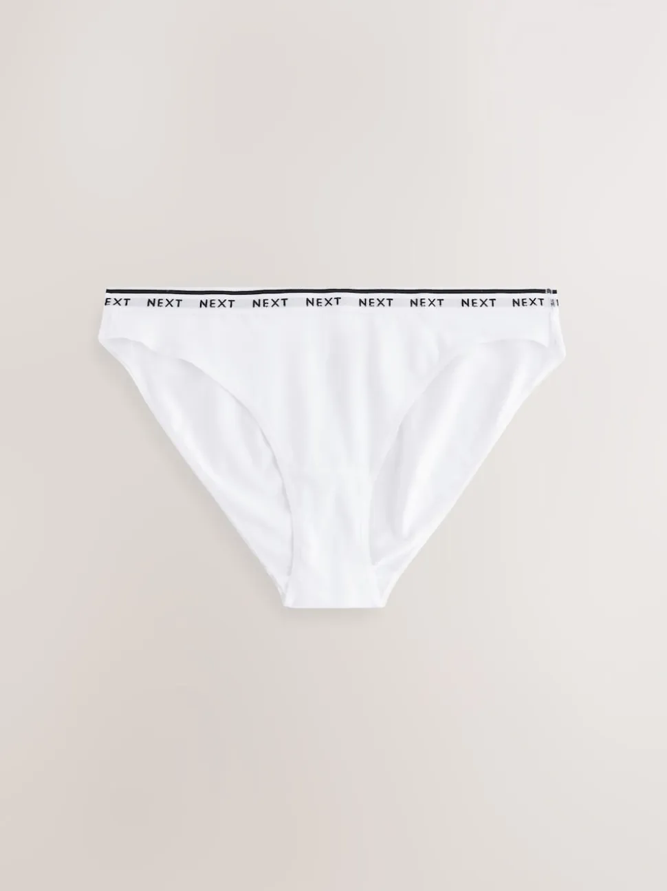 Black High Leg Cotton Logo Knickers 10 Pack