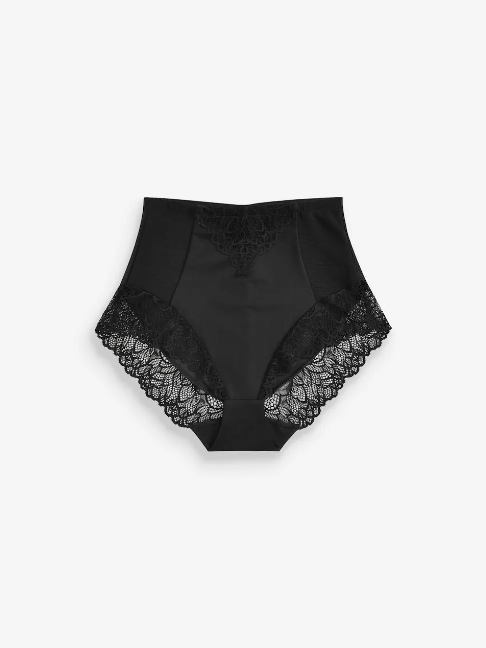Black High Waist Brief Firm Tummy Control Shaping Briefs