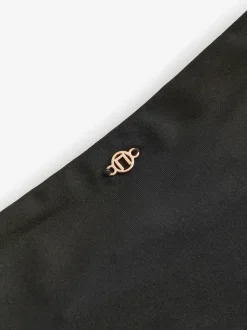 Black High Waist High Leg Bikini Bottoms