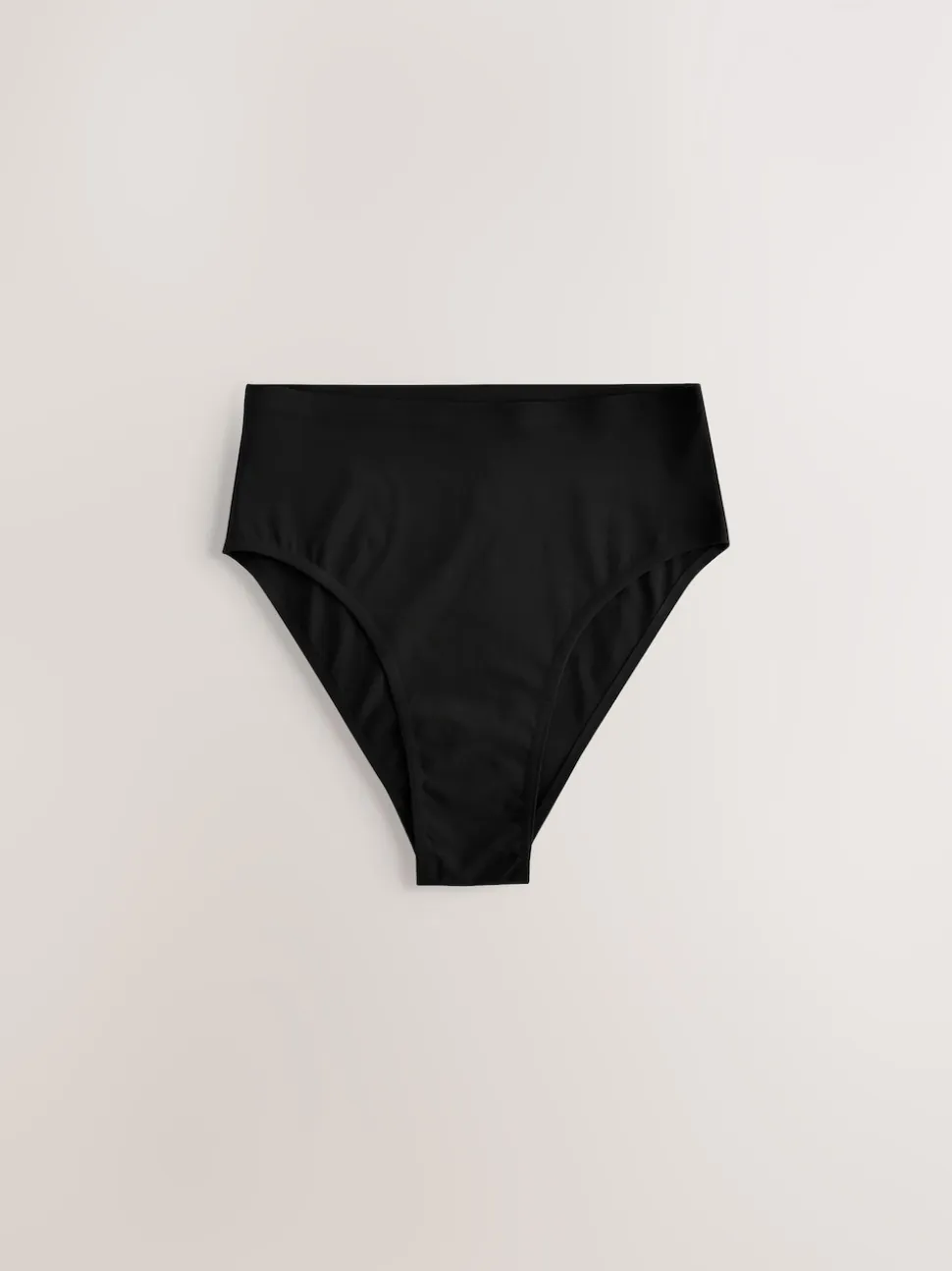 Black High Waist High Leg No VPL Comfort Knickers 3 Pack