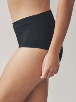 Black High Waist Ultimate Comfort Knickers 2 Pack