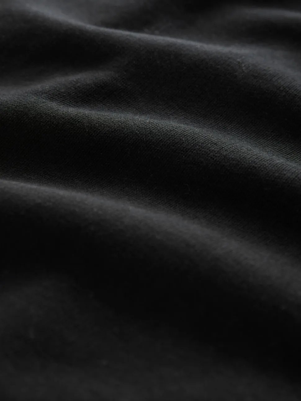 Black 2-In-1 Sweatshirt With Satin Midi Skirt