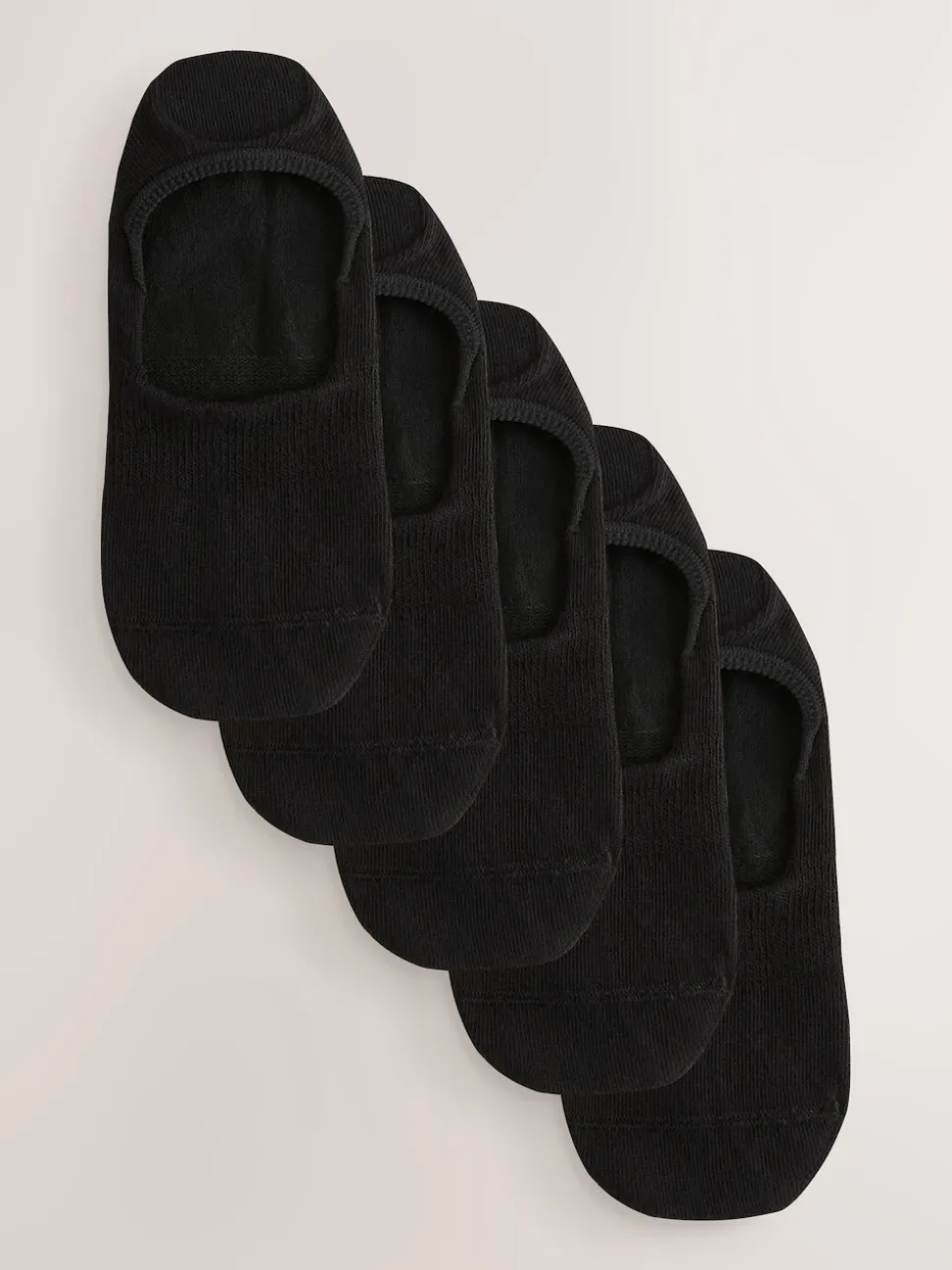 Black Invisible Socks 5 Pack