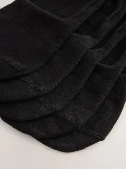 Black Invisible Socks 5 Pack