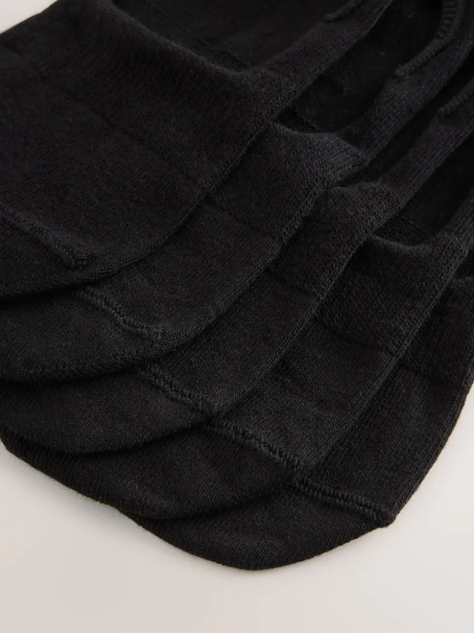 Black Invisible Socks 5 Pack