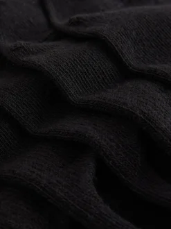 Black Invisible Socks 5 Pack