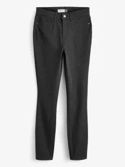 Black Jersey Denim Leggings