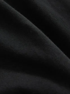 Black Jersey Kaftan Maxi Dress