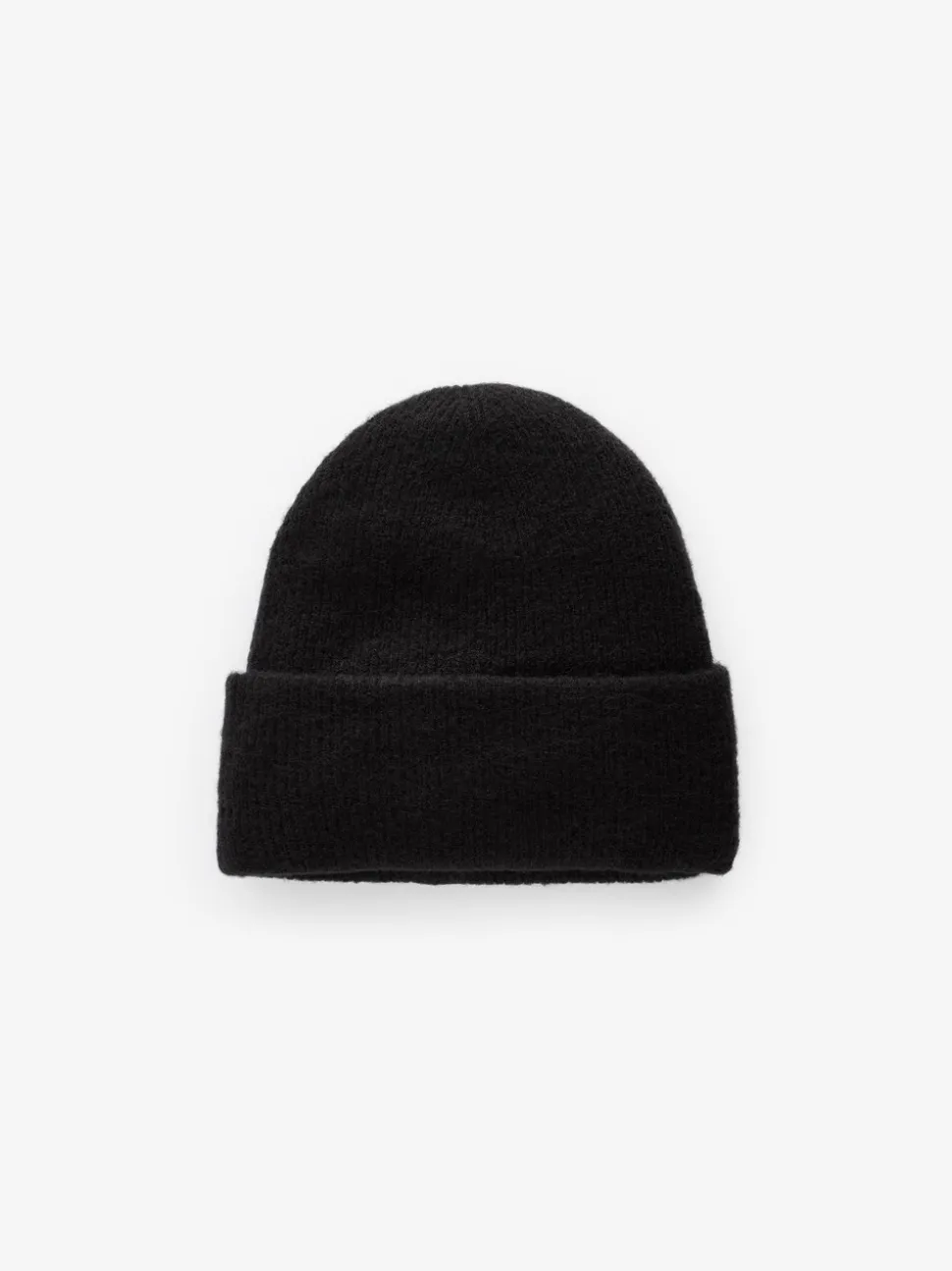 Black Knitted Beanie Hat