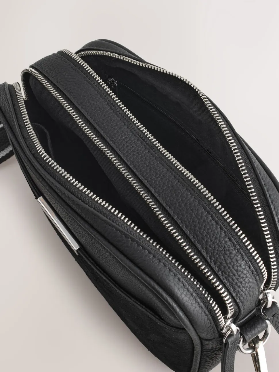 Black Leather Camera Bag
