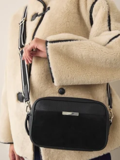 Black Leather Camera Bag