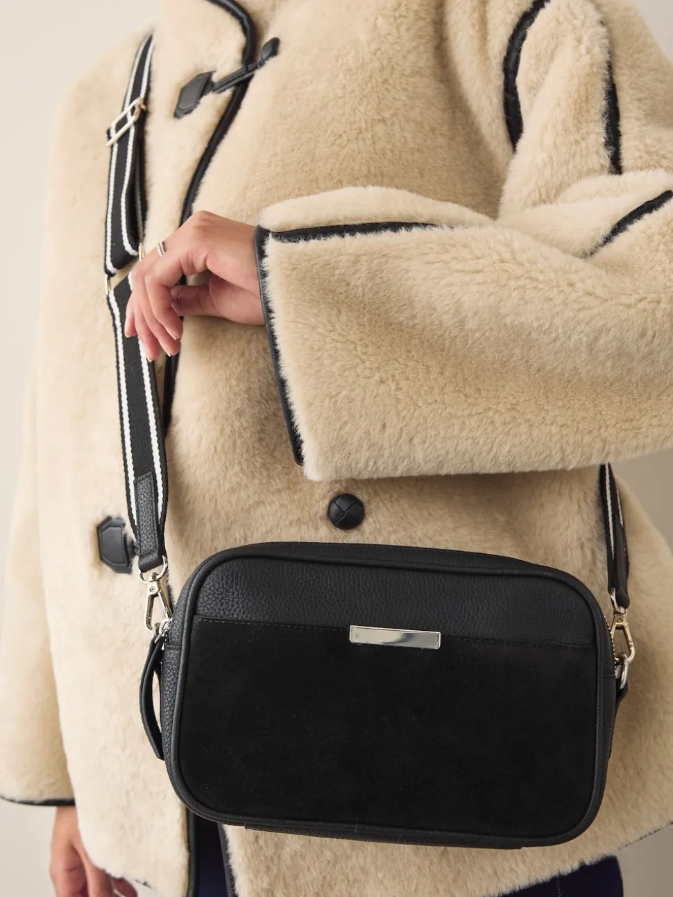 Black Leather Camera Bag