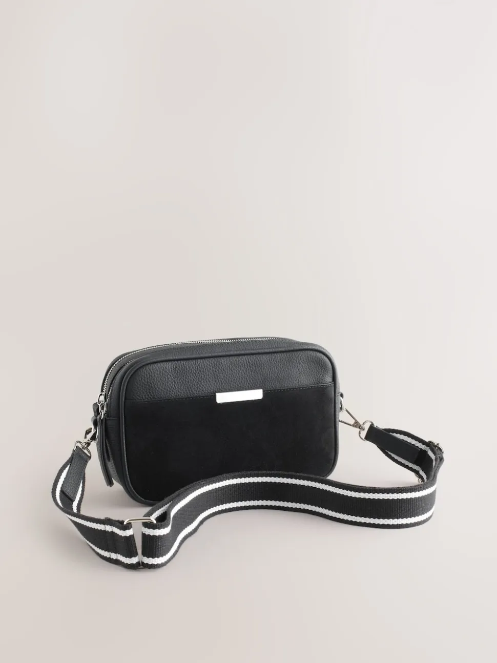 Black Leather Camera Bag