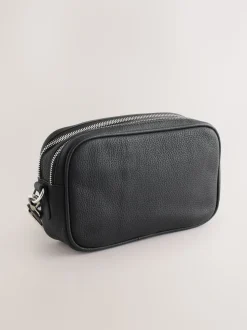 Black Leather Camera Bag