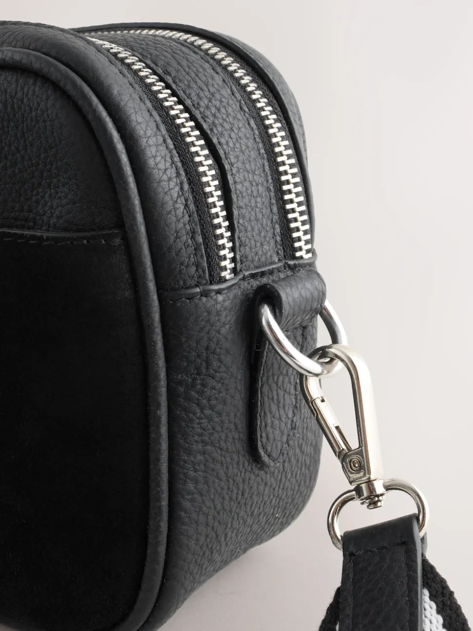 Black Leather Camera Bag