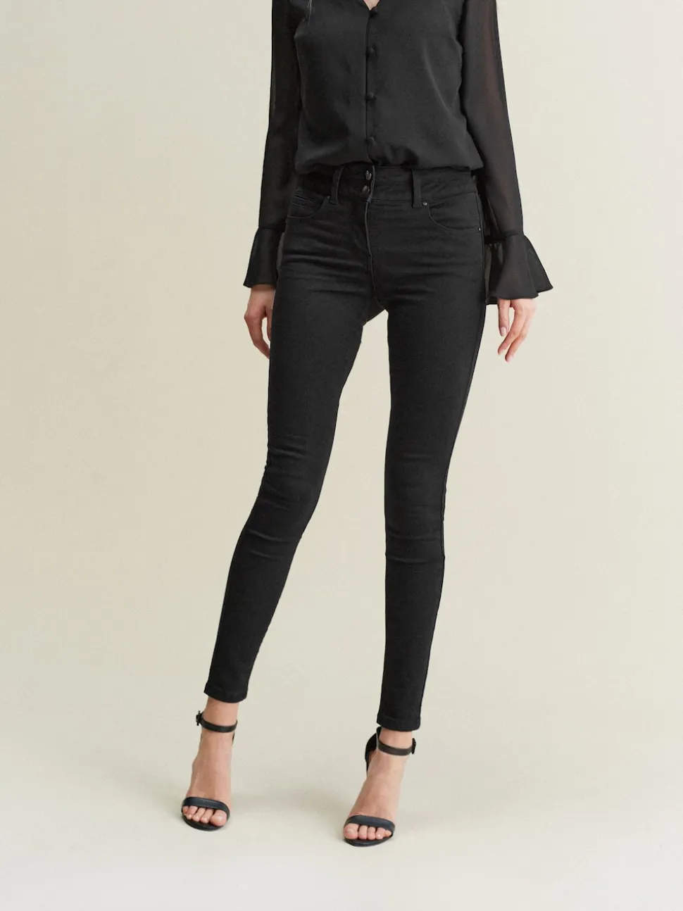 Black Lift Slim And Shape Skinny Jeans