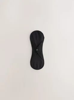 Black Light Flow Period Liners Knickers with Wash Bag 3 Pack