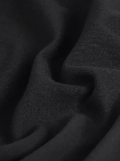Black Long Sleeve Heavyweight Crew Neck T-Shirt