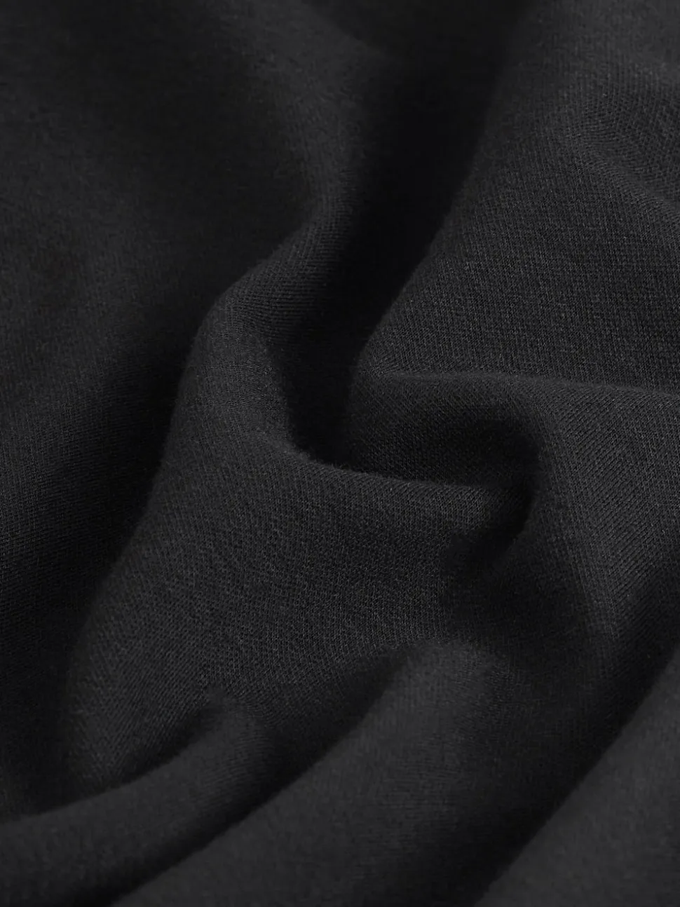 Black Long Sleeve Heavyweight Crew Neck T-Shirt