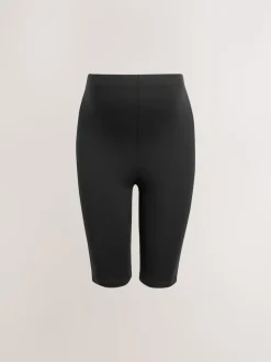 Black Maternity Cycle Shorts