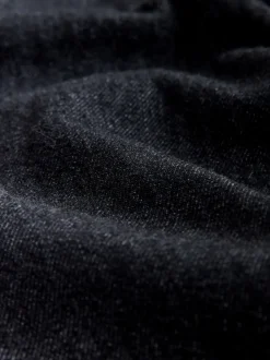 Black Maternity Denim Boilersuit