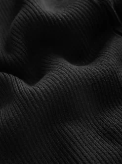 Black Maternity Knitted Trousers