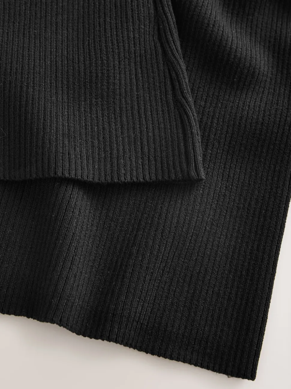 Black Maternity Knitted Trousers