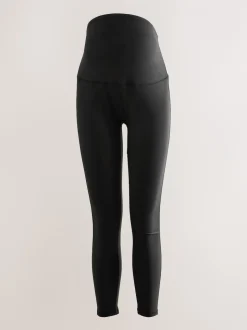 Black Maternity Sports Leggings