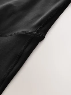 Black Maternity Sports Leggings