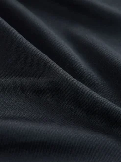 Black Microfibre Comfort Strappy Vest