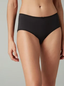 Black Midi Microfibre Knickers 7 Pack