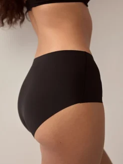 Black Midi No VPL Comfort Knickers 3 Pack