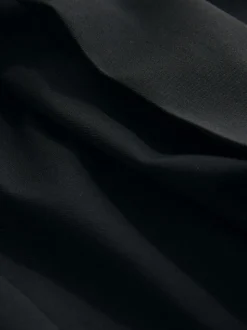 Black Mini Pleated Skirt